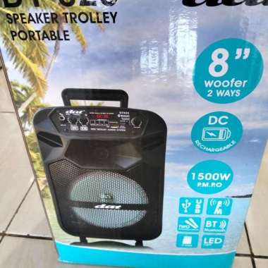speaker dat 8 inch gratis 2 mic wireless