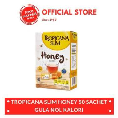 Promo Harga Tropicana Slim Sweetener Honey 50 pcs - Blibli