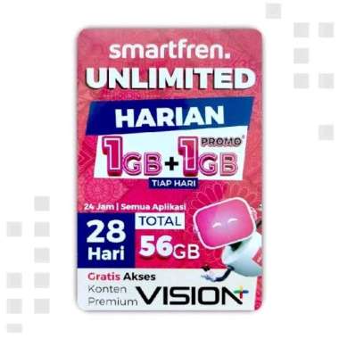 SMARTFREN UNLIMITED 1+1 GB 28 Hari