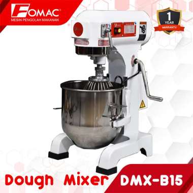 MIXER / DMX-B15 Mesin Pengaduk Pencampur Adonan Roti Kue Cookies 15 Liter Tepung Kering