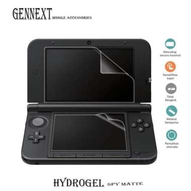 ANTI GORES JELLY HYDROGEL SPY MATTE NINTENDO 3DS LL XL SCREEN GUARD LEBAR+KECIL NINTENDO 3DS LL