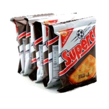 SUPERCO RENCENG [1 RENCENG ISI 10 PCS NETTO 10 GRAM] | SUPERCO KHONG GUAN MALKIST DENGAN KRIM RASA C