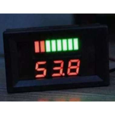 Battery Monitor (Waterproof) 2 in 1 Voltage Meter ​12V, 24V, 36V, 48V, 60V, 72V LED Digital Battery 