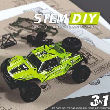 SULONG REMOTE CONTROL RC CAR 50248 STEM DIY KUNING