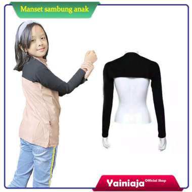 Manset Balero Anak Bahan Spandex Rayon Cream