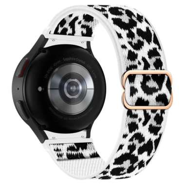 Strap Coros Watch Braided Nylon 20mm 22mm Tali Jam Tangan Coros Watch 20mm White Leopard
