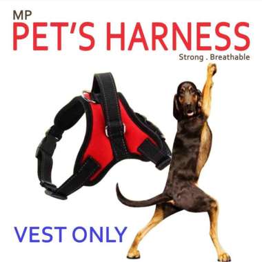 MP PET'S HARNESS - DOG HARNESS XS - BLACK