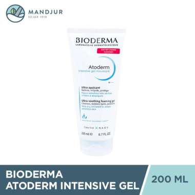 Bioderma Atoderm Intensive Gel Moussant Tube 200 ml - Melembabkan Kulit Kering Hingga Atopik