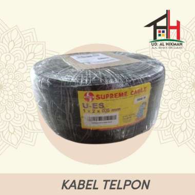 Kabel Telpon Isi 2 Supreme / Kabel Dropwire Outdoor Supreme 1X2X0.6MM