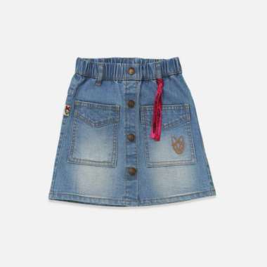 Mini Skirt Denim/ Rok Mini Denim Blue/ Daisy/ 90th Donald Duck 10 tahun