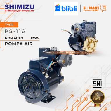 Pompa Air Shimizu PS-116 BIT Sumur Dangkal 125W