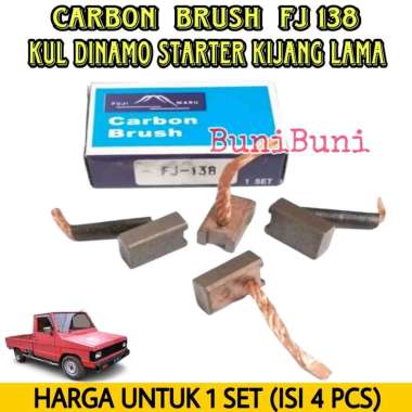 CARBON BRUSH STARTER FJ 138 - Kul Cool Arang Dinamo Stater Mobil KIJANG LAMA 3K 4K / COLT T120 LAMA