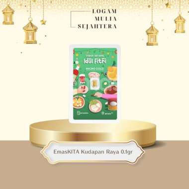 EMASKITA IDUL FITRI KUDAPAN RAYA /HAMPERS IDUL FITRI/LOGAM MULIA ANTAM 0.1 Gram