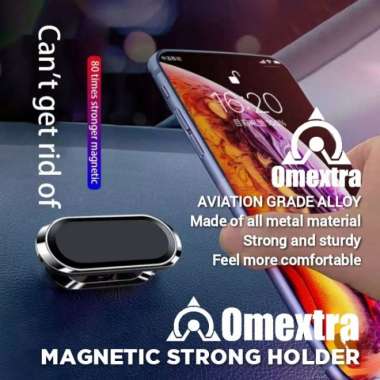 8 Magnetic Car Phone Holder Holder Hp Magnet Mobil Kuat Metal Dark Gray