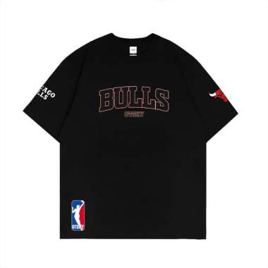 Otsky Kaos Pria Ft Bulls Black X GM003 Cotton 24s TS BULLS (GM003) XL