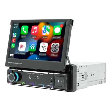 Head Unit Mobil Single DIN Touch Screen HD Bluetooth ISO 7 Inch