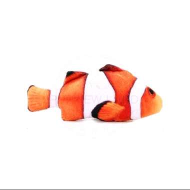 mainan kucing bentuk ikan nemo