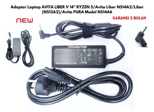 Adapter Laptop AVITA LIBER V 14" RYZEN 5/Avita Liber NS14A2/Liber (NS13A2)/Avita PURA Model NS14A6