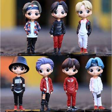 SUPERGAMESHOP BTS Action Figure V Jimin Suga Jk Figure Model BTS ARMY Action Figure