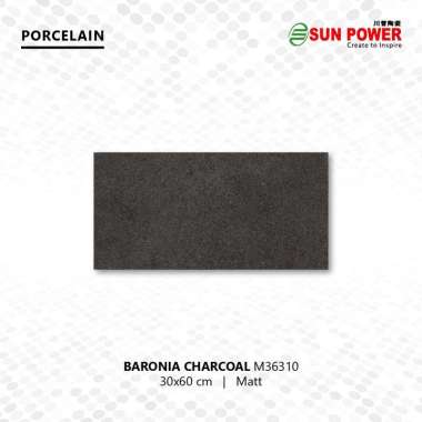 Granit Dinding Matt - Baronia Series 30x60 | Sun Power Charcoal