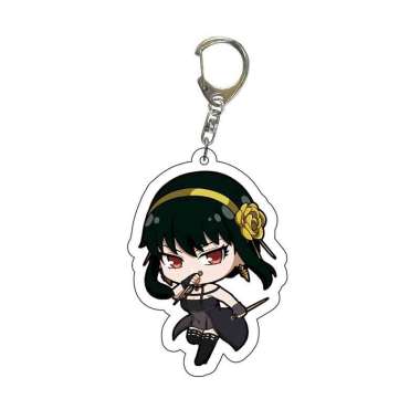 Keychain Spy x Family Akrilik Gantungan Kunci Anime Acrylic Yor Assasin