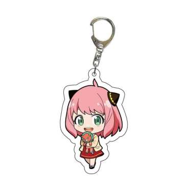 Keychain Spy x Family Akrilik Gantungan Kunci Anime Acrylic Anya x Chimera