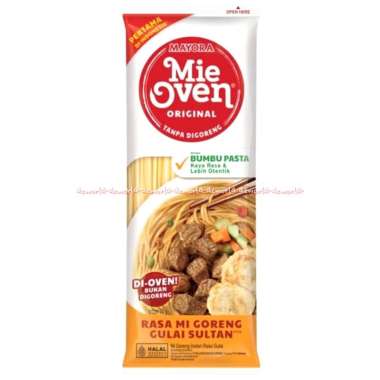 Mayora 70gr Mie Oven Original Rasa Mi Goreng Gulai Sultan Bumbu Bentuk Pasta Mie Instan Oven Mie Kua
