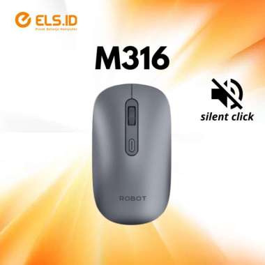 Robot M316 Mouse Wireless Silent Click 2400DPI