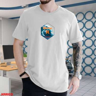 Kaos Oblong Dewasa | Pakaian Pria | Kaos Distro | Kaos grosir | Kaos lengan pendek XXL Putih