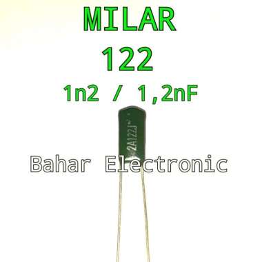 2pcs Kapasitor Milar 122 1n2 1,2nF 100V