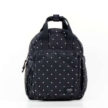 Tas Ransel mini Flashy Larbert Four Hitam Polka