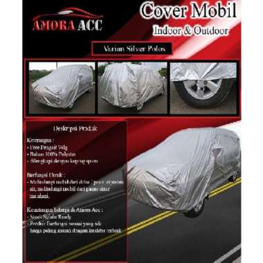 selimut sarung cover body mobil avanza xenia waterproof 2012 hingga 2021 silver polos