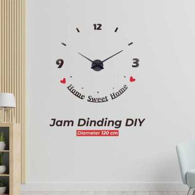 Geekman Jam Dinding Besar DIY Giant Home Sweet Home 120 cm