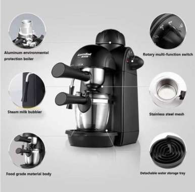 Mesin Kopi Gemilai CRM 2008 Espresso Coffee Maker Cappucino Latte