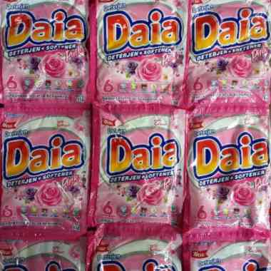 Daia Detergen Bubuk Daia Softener Renceng 6 sachet x 55gr