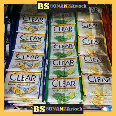 shampoo CLEAR rencheng 10 sachet 9ml biru