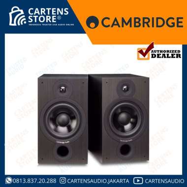 Speaker BookShelf Cambridge SX60 By Cartens-Store Hitam Silver
