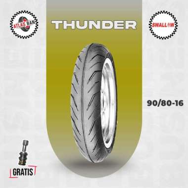 Ban Motor NOUVO SKYWAVE HAYATE SWALLOW THUNDER 90/80 Ring 16 Tubeles