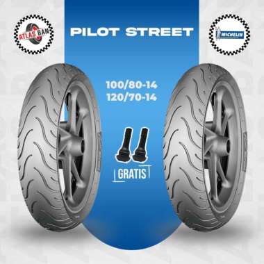 Paket Ban Motor HONDA PCX 150 MICHELIN PILOT STREET 100/80 - 120/70 Ring 14