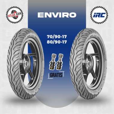 Paket Ban Tubles Motor Bebek IRC ENVIRO NR91 70/90 - 80/90 Ring 17