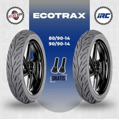 Paket Ban Tubles Motor Matic IRC ECOTRAX 80/90 - 90/90 Ring 14
