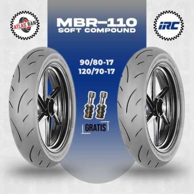 Paket Ban Motor Sport IRC MBR-110 90/80 - 120/70 Ring 17