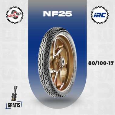 Ban Depan Motor VERZA - MEGAPRO IRC NF25 80/100 Ring 17 Tubeless