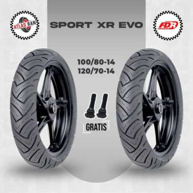 Paket Ban Tubles Motor PCX FDR SPORT XR EVO 100/80 - 120/70 Ring 14