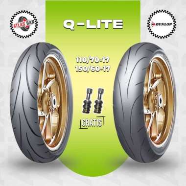 Paket Ban Motor Sport DUNLOP SPORTMAX QLITE 110/70 - 150/60 Ring 17