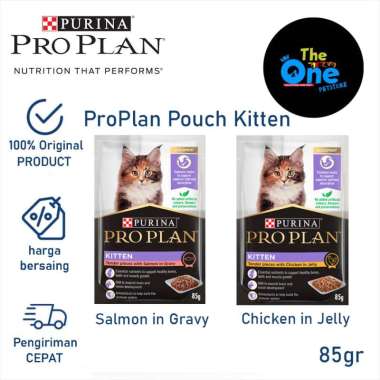 Makanan Basah Anak Kucing Pro Plan Kitten PROPLAN Pouch Kitten Proplan Kitten Chicken In Jelly