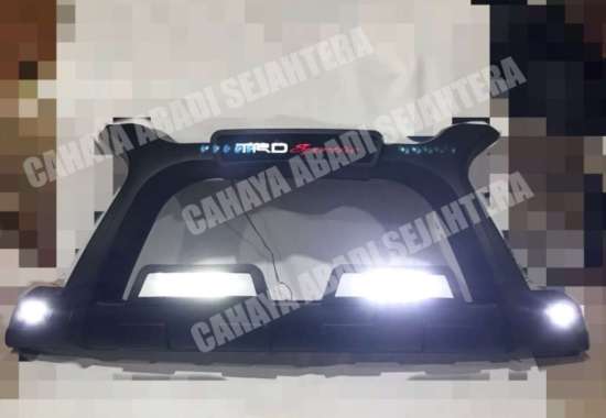 Tanduk Bumper Plastik Depan Lampu LED Toyota calya sigra