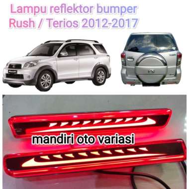 Lampu LED bumper mobil Rush/Terios 2012-2017 lampu reflektor bemper Terbaik