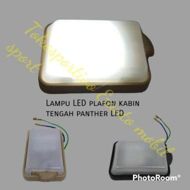 LAMPU LED PLAFON LAMPU KABIN INTERIOR TENGAH MOBIL PANTHER LED Hitam
