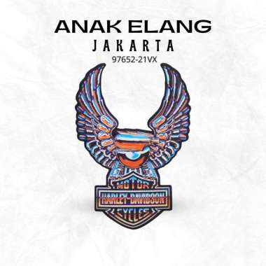 Emblem / patch H-D CHROME EAGLE LOGO IRON-ON PATCH 97652-21VX